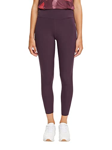 ESPRIT Sports Damskie spodnie treningowe RCS Tight ED, AUBERGINE, XXL