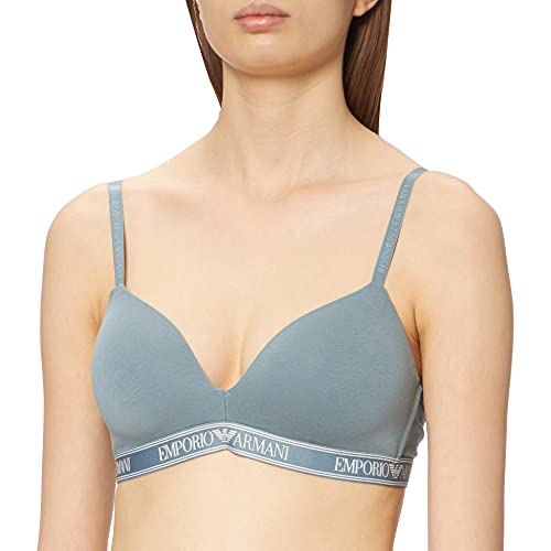 Emporio Armani Damska opaska z logo Iconic, Powderblue, S