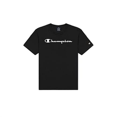 Champion Męski T-shirt American Classics, czarny, rozmiar S