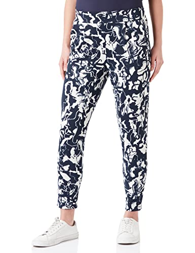 ICHI Damskie spodnie IHKATE Print PA14, 194010/Total Eclipse, S, 194010/Total Eclipse, S