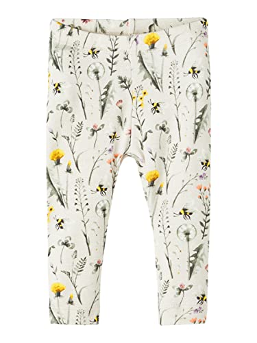 NAME IT NBFHUBINE legginsy dziecięce, 50, Peyote Melange, 50 cm