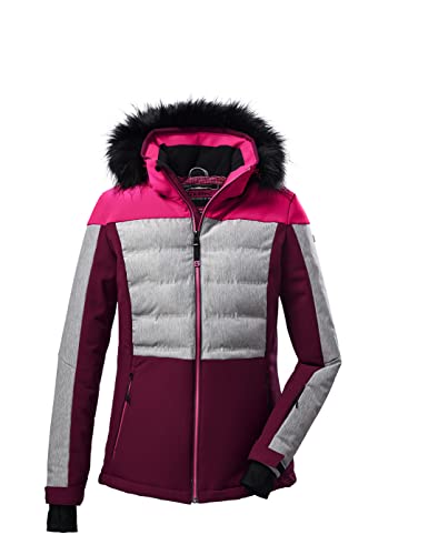 Killtec Damska kurtka funkcyjna Ksw 282 Wmn/kurtka narciarska z odpinanym kapturem i łapaczem śniegu