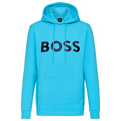 BOSS Koszulka męska, Open Blue497, XL