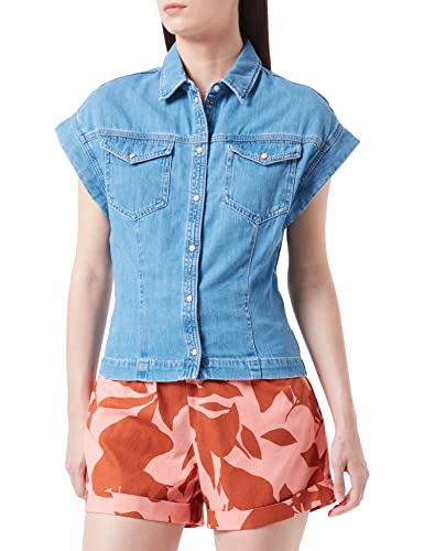 Pepe Jeans Damska koszula Sadie, Niebieski (denim), M