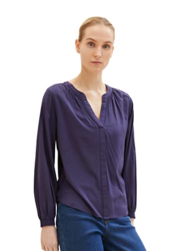 TOM TAILOR Damski Bluzka 1035250, 11331 - Atlantic Ocean Blue, 42