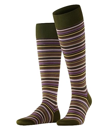 FALKE Mężczyźni Microblock M KH Bawełna długie z wzorem 1 Para, Zielony (Artichoke 7436), 43-44