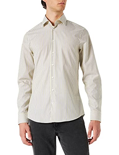 Seidensticker Męska koszula biznesowa, żółty, 39