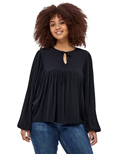 Peppercorn Danea Blouse Curved bluzka damska, 9000 Black, 50