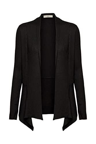 ESPRIT Damski kardigan z dzianiny, 001/Black, XXS