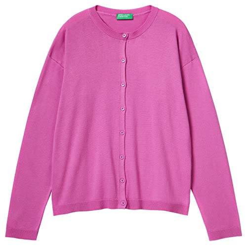 United Colors of Benetton kardigan damski, Różowy 0 K9, XL