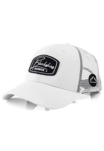 Blackskies Razor Czapka bejsbolowa, męska i damska, czapka premium, Snapback Trucker, czarna, czerwona, biała, niebieska, biały, jeden rozmiar