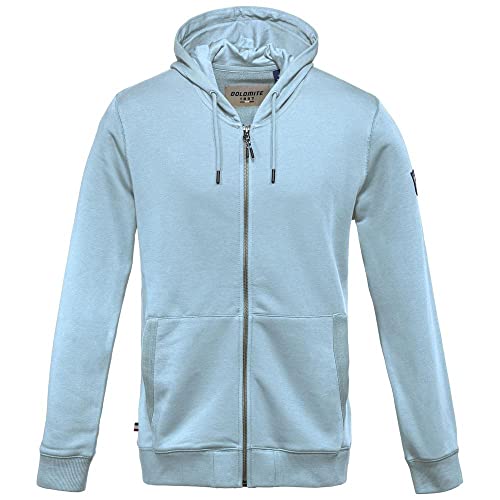 Dolomite Męska kurtka dziecięca Chaqueta Con Capucha Fleece MS Gardena, kolor niebieski (Teal Blue), XXL, niebieski (Teal Blue)