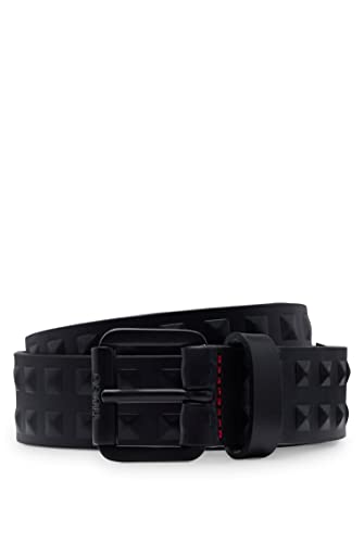 HUGO Męski pasek GAD-Studs_Sz30, czarny 1, 120, czarny (Black1)