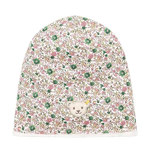 Steiff Dziewczęca czapka z motywem kwiatowym, Barely Pink, 53 cm