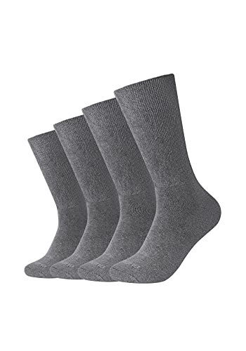 Camano Unisex Crew Online Diabetic Socks 4p, antracytowy, 43 EU