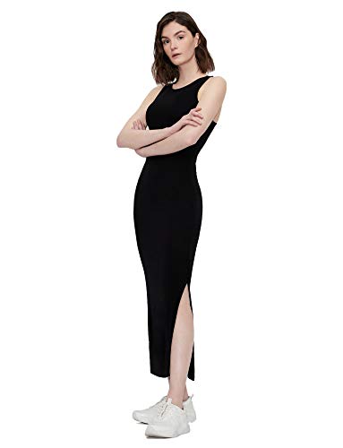 Armani Exchange Damska sukienka ze streczu, Comfortable Interlock Long Casual Night Out