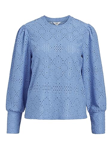 Object Damska bluza OBJFEODORA L/S TOP NOOS Bluza, Prowansja, S, Prowansja, S