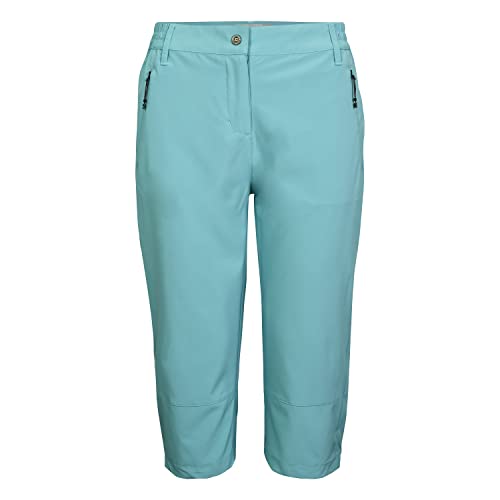 Killtec Damskie spodnie damskie KOS 159 WMN PNTS, spodnie capriowe, Aqua, 34
