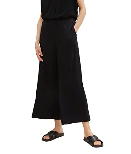 TOM TAILOR Damskie spodnie 1036682, 14482-Deep Black, 36 W / 26 L, 14482 – Deep Black, 36W / 26L