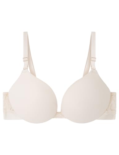 Women'secret Biustonosz Push UP, kość słoni, S