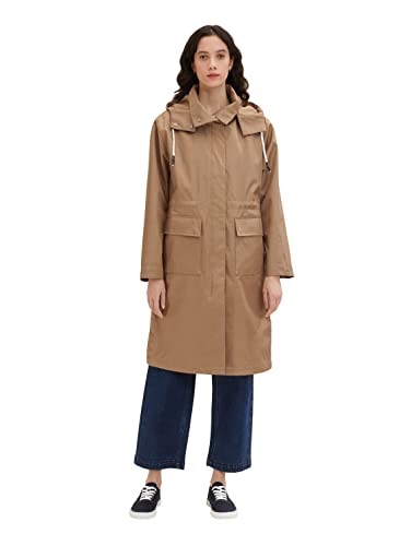 TOM TAILOR Damski Płaszcz 1035330, 12912 - Splashed Clay Beige, XXL