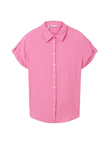 TOM TAILOR Bluzka damska o luźnym kroju, 31647 - Nouveau Pink, 32