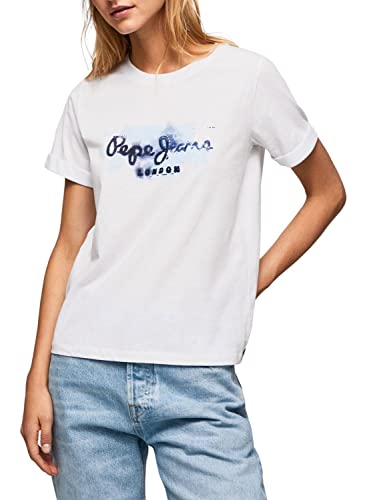 Pepe Jeans Damska koszulka Goldie, biała, XS, biały, XS