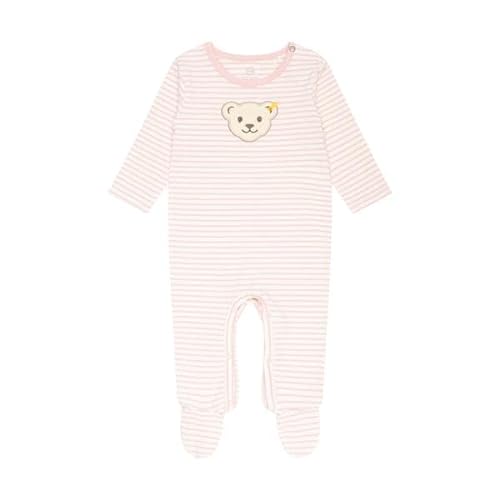 Steiff Unisex Baby Basic piżama dla małych dzieci, Silver Pink, 80