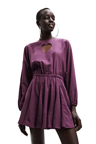 Desigual Damska sukienka Vest_Frida, 3003 Amaranth Casual Dress, czerwona, M