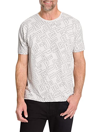 Pioneer Męski T-shirt z okrągłym dekoltem, wzór Antarctica, S, Wzór Antarctica, S