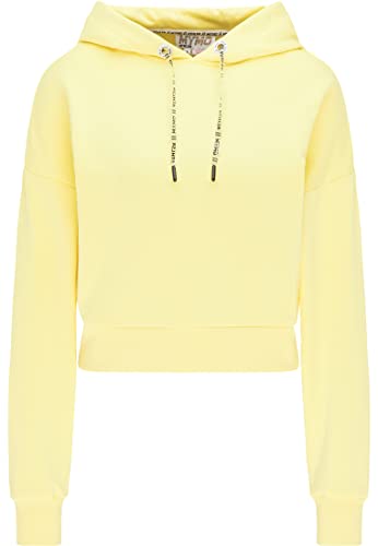 MYMO ATHLSR Damska bluza z kapturem Alary, Lemon, XXL, żółty (Lemon), XXL