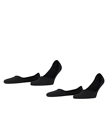 ESPRIT Mężczyźni Stopki Basic Uni 2-Pack M IN Bawełna niewidoczne jednokolorowe 2 Pak, Czarny (Black 3000), 39-42