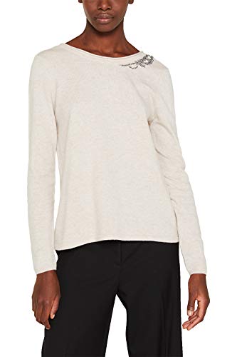 ESPRIT Sweter damski, Różowy (Nude 5 689), XS