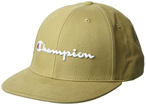 Champion Męska czapka snapback Script Print czapka baseballowa, Whole Wheat Khaki-590908, jeden rozmiar