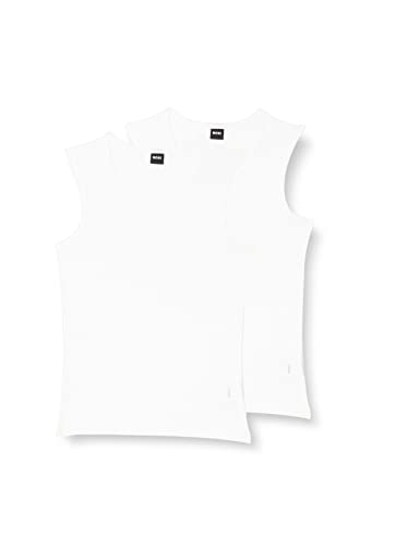 BOSS Męski tank top, White100, L