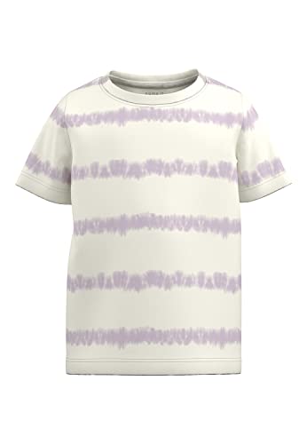Bestseller A/S Dziewczęca koszulka NMFJOLENE SS Top T-Shirt, Orchid Bloom, 104, Orchid Bloom, 104 cm