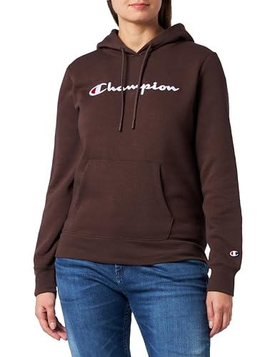 Champion Legacy American Classics W-Light Powerblend Fleece Damska bluza z kapturem, Brązowy, L