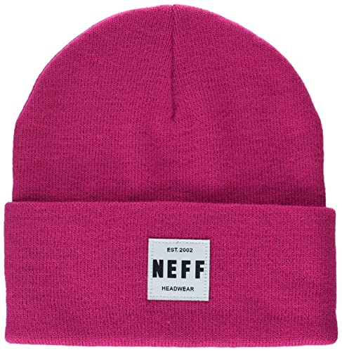 Neff czapka beanie męska, magenta, jeden rozmiar