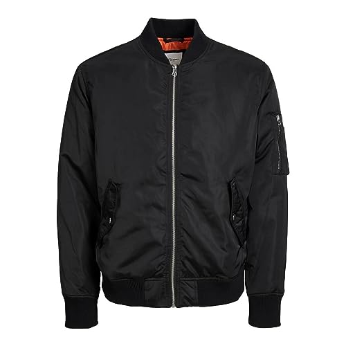 Bestseller A/S Męska kurtka bomberka JJEOCEAN Bomber SN, czarna, M, czarny