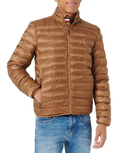 Tommy Hilfiger Męska kurtka z recyklingu, Pustynny khaki, XS