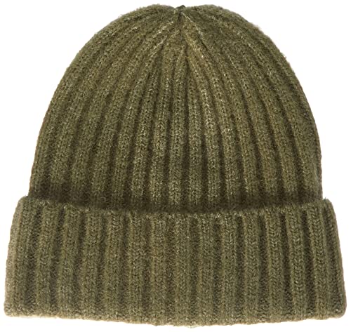 PIECES Damska czapka z kapturem PCJESLIN Wool Hood NOOS BC z dzianiny, Deep Lichen Green, One Size