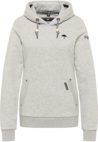 Schmuddelwedda Damska bluza z kapturem 34619065, jasnoszary melanż M