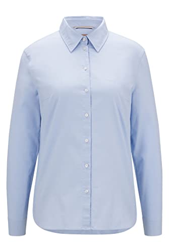 BOSS Bluza damska, jasna/pastelowa niebieska, 40 (DE)