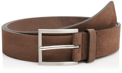 BOSS Męski pasek Mirto_Sz35, Dark Brown202, 120, Dark Brown202