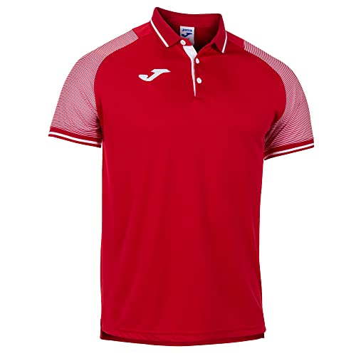Joma Męska koszulka polo Essential Ii, czerwona, XXXXXXXXS