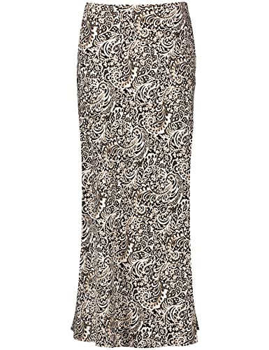 GERRY WEBER Edition Damska spódnica 811010-66604, czarny/ecru/biały, nadruk, 48, czarny/ecru/biały nadruk, 48