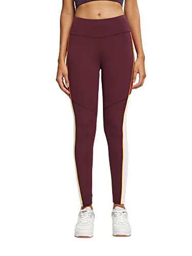 ESPRIT Sports Damskie spodnie treningowe K_PER Tight, bordowe RED, M