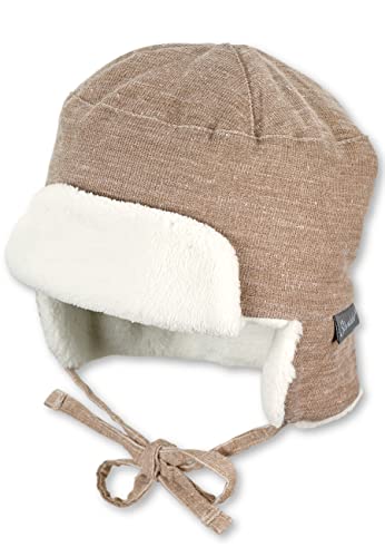 Sterntaler Fliegermütze Feincord, czapka chłopięca, beżowa, beżowy
