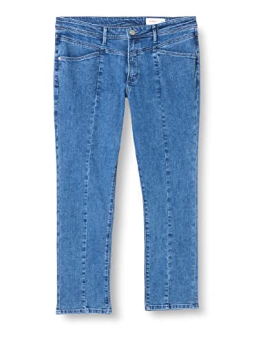 s.Oliver Damskie spodnie jeansowe 7/8 jeans 7 8, niebieskie, 44 EU, niebieski, 44