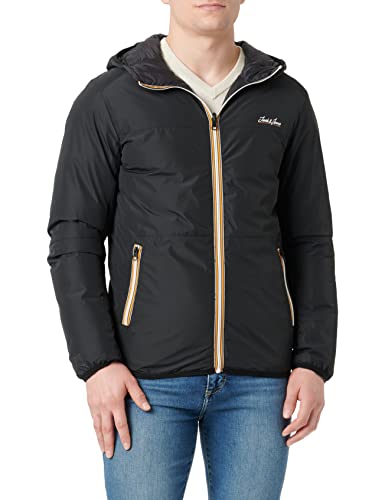 Jack&JONES Męska kurtka puchowa JorPAUL TONS dwustronna kurtka SN, czarna, S